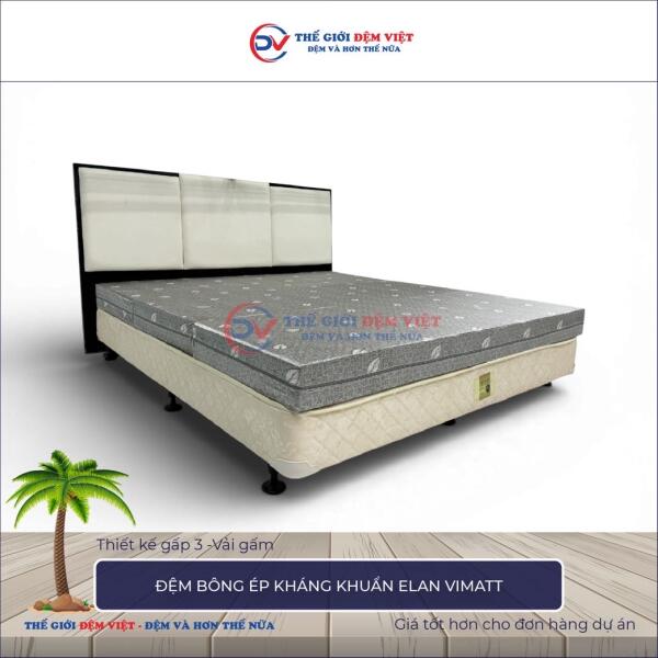 Đệm bông ép Elan Vimatt gấp 3